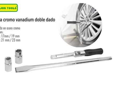 Cruceta cromo vanadium doble dado