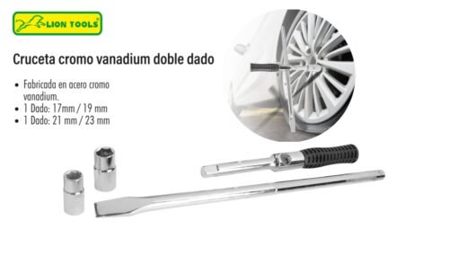 Cruceta cromo vanadium doble dado