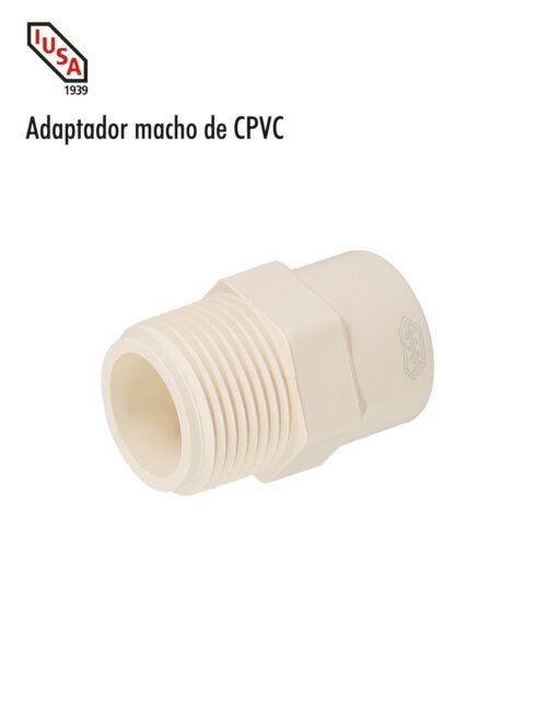 Adaptador macho de cpvc