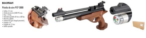 Pistola de aire pcp 3000