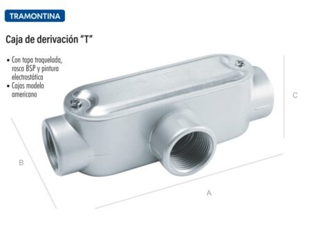 Caja de derivación "t"