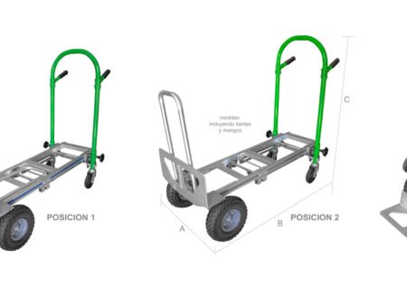 Diablo de aluminio 360 kg