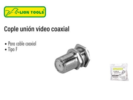 Cople unión video coaxial