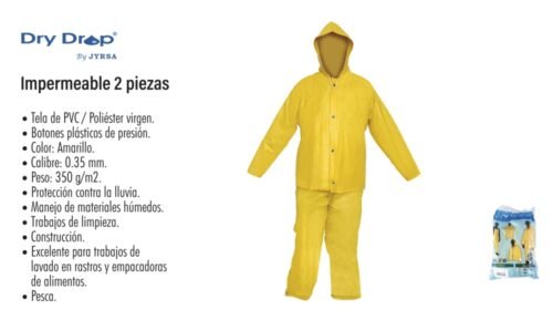 Impermeable 2 piezas