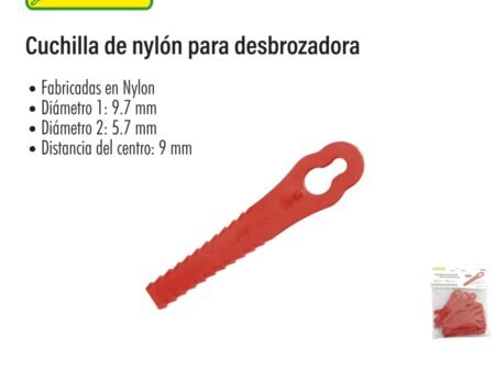Cuchilla de nylón para desbrozadora