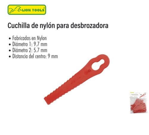 Cuchilla de nylón para desbrozadora