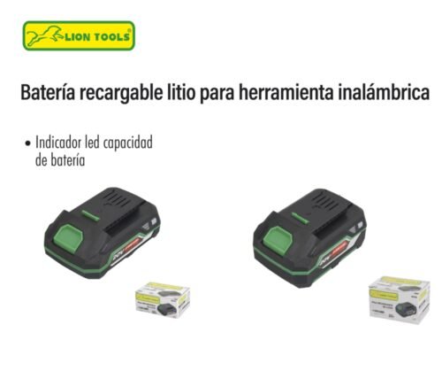 Pila recargable litio para herramienta inalámbrica