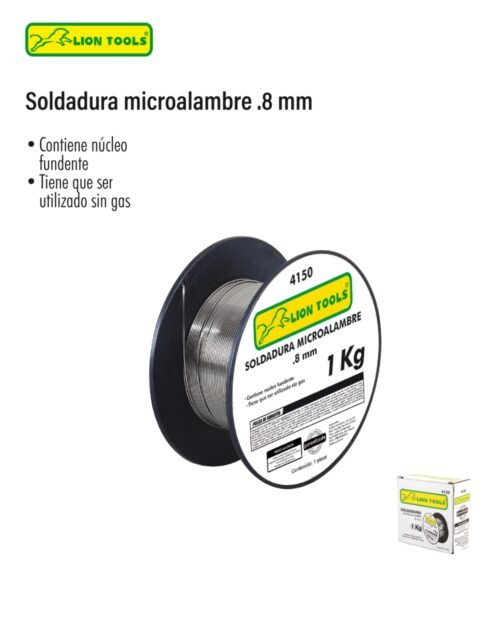 Soldadura microalambre .8 mm
