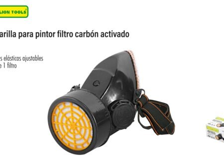 Mascarilla para pintor filtro carbón activado