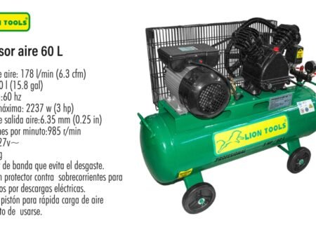 Compresor aire 60 lts