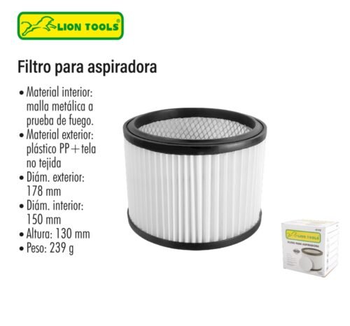 Filtro para aspiradora
