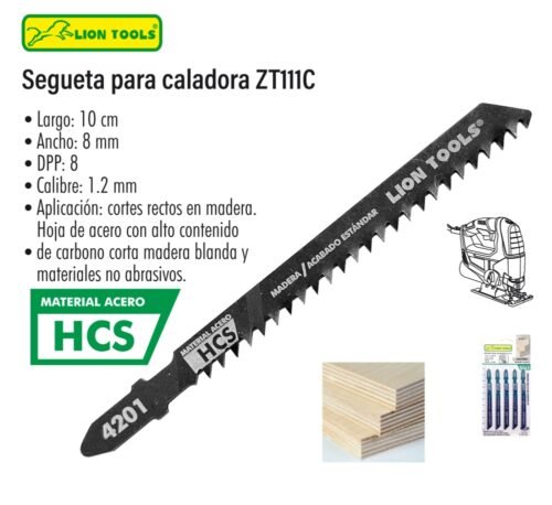 Segueta para caladora zt111c