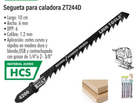 Segueta para caladora zt244d