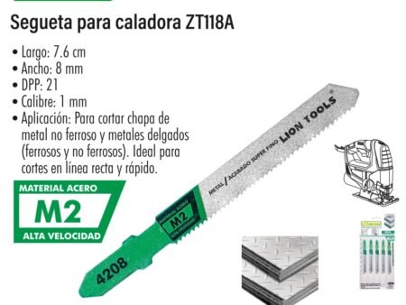 Segueta para caladora zt118a