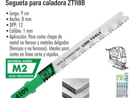 Segueta para caladora zt118b