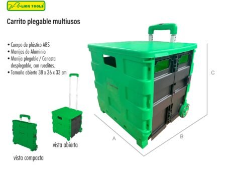 Carrito plegable multiusos
