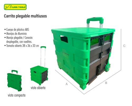 Carrito plegable multiusos