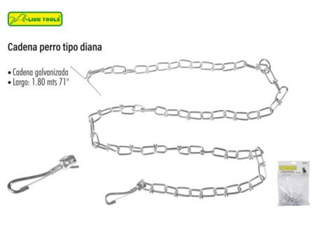 Cadena perro tipo diana