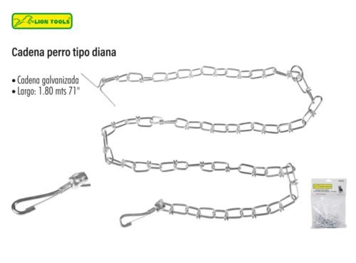Cadena perro tipo diana