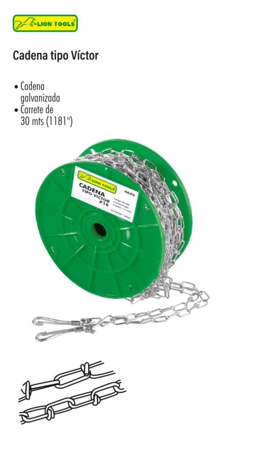 Cadena tipo victor