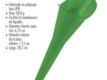 Embudo de plástico