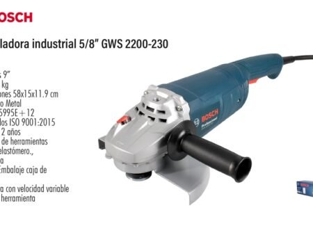 Esmeriladora industrial 5/8" gws 2200-230