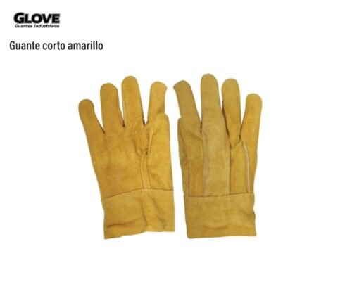 Guante corto amarillo