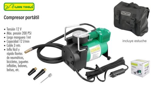 Compresor portátil