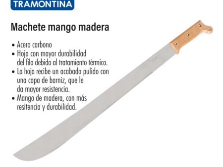 Machete mango madera