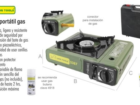 Estufa portátil de gas