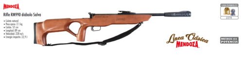 Rifle m990 diabolo salva