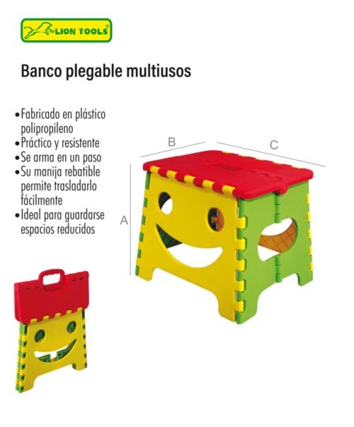 Banco plegable multiusos