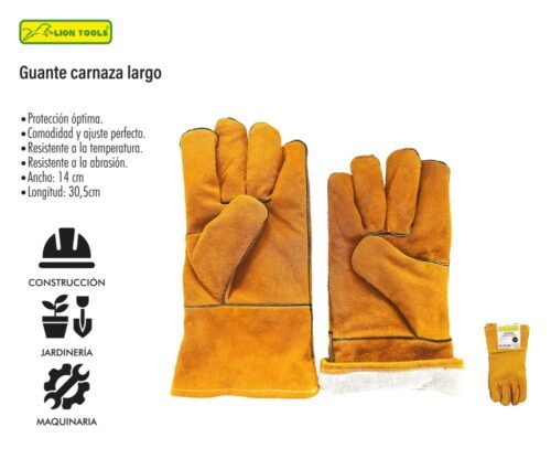 Guante carnaza largo