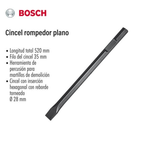 Cincel rompedor plano