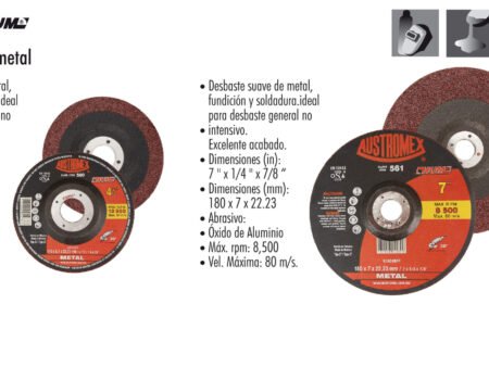 Discos desbaste metal