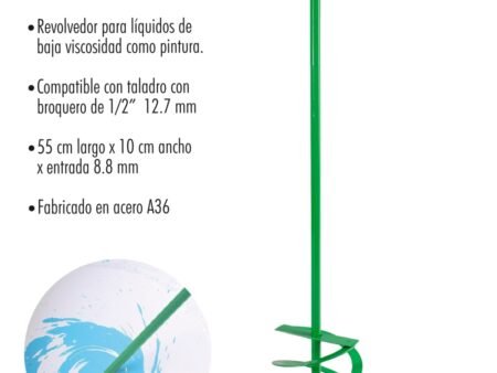 Revolvedor de acero 4"