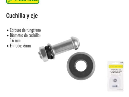 Cuchilla y eje