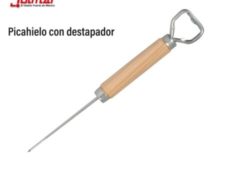 Picahielo con destapador