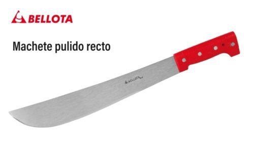 Machete pulido recto