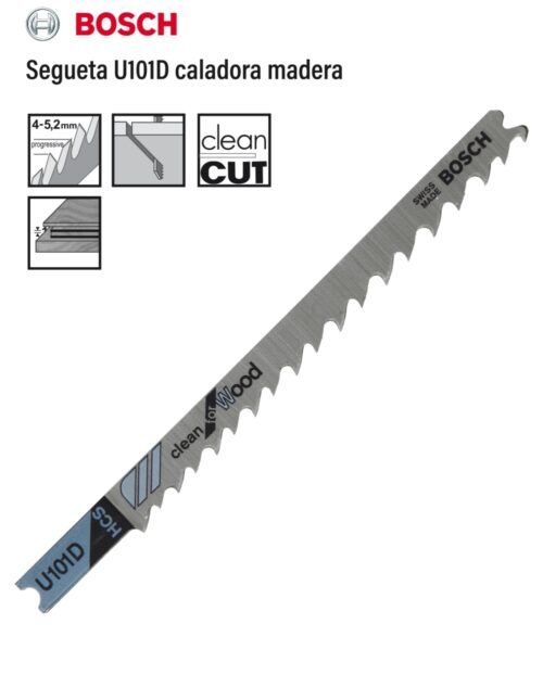 Segueta u101d caladora madera
