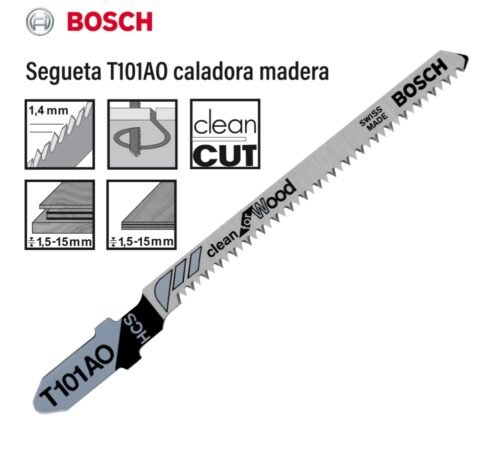 Segueta t101ao caladora madera