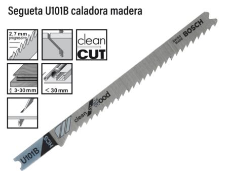 Segueta u101b caladora madera