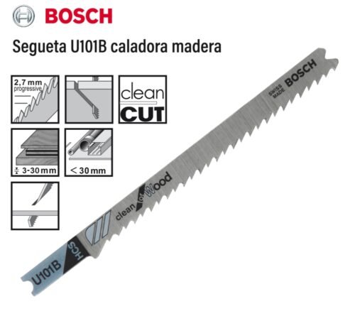 Segueta u101b caladora madera