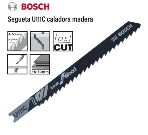 Segueta u111c caladora madera