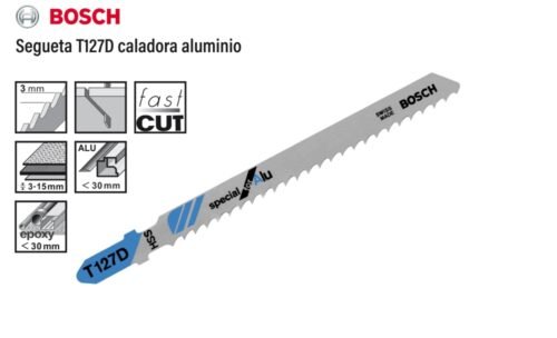 Segueta t127d caladora aluminio