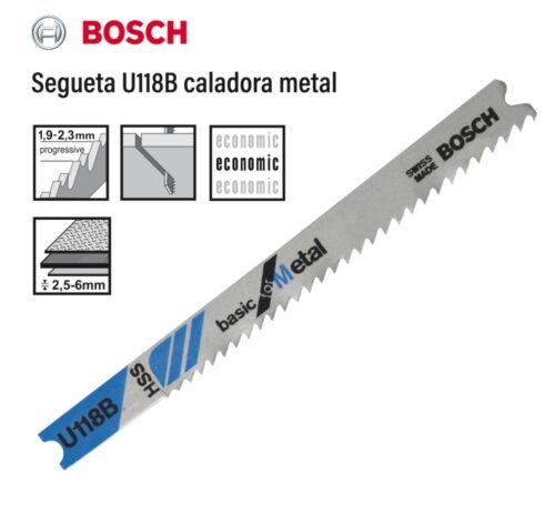 Segueta u118b caladora metal