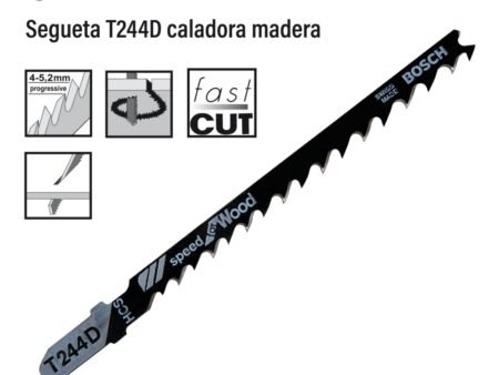 Segueta t244d caladora madera