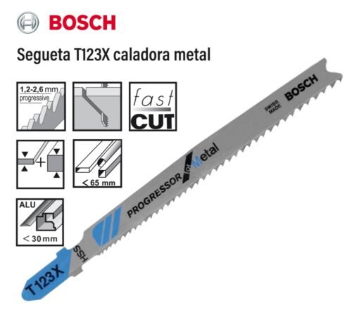 Segueta t123x caladora metal