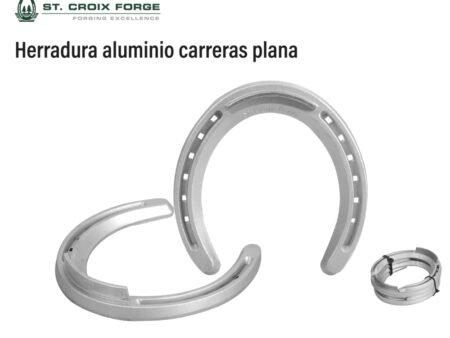 Herradura aluminio carreras plana