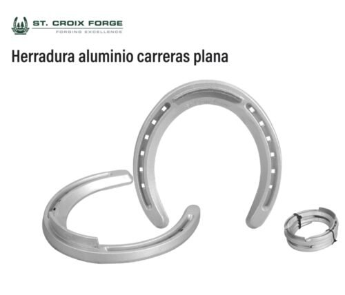 Herradura aluminio carreras plana